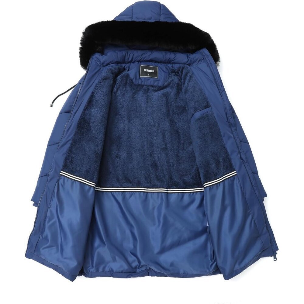 Women's Waterproof Winter Warm Down Coat | Windproof Puffer Jacket with Detachab - Picture 3 of 6